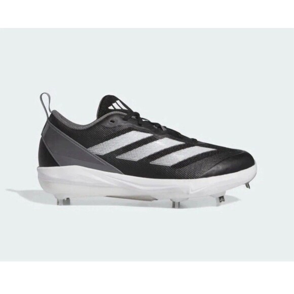 Adidas Adizero Instinct Softball Cleats Women's 8.5 Men’s 7.5 IH3470 Black White - Picture 1 of 10